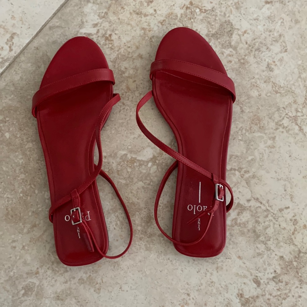 Paolo Red Sandals